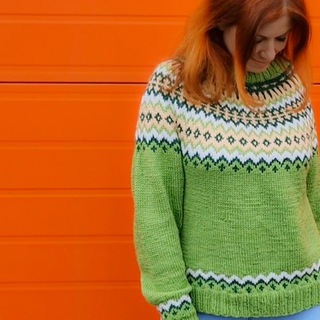 Логотип @knit_stitch - Лицевая гладь 🧶