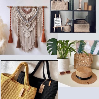 Логотип @knitted_yarn - ТриНити канал о вязании и макраме