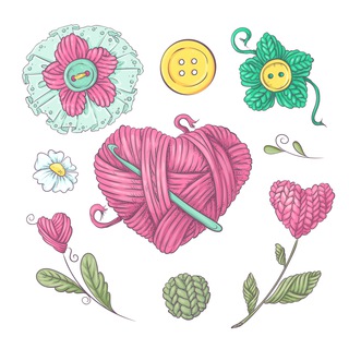 Логотип @knittedsoul - Вяжи от души