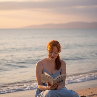 Логотип @kniznya - Рыжая Книгиня