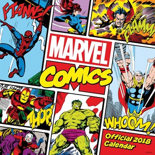 Логотип @komiks_marvel - Марвел комиксы