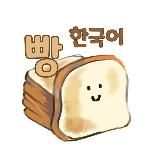 Логотип @korean_ppang - корейский язык с ppang