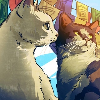 Логотип @koshkavetra - Кошка ветра