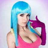 Логотип @kosplaytyan - Косплей, аниме тянки 👧🏼Cosplay Girls 🎀 Девчонки голые и не очень 😊