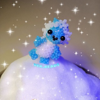 Логотип @kotokinya - ꒰ ੭୧ ꒱ ver.beads . ❄️ ༢