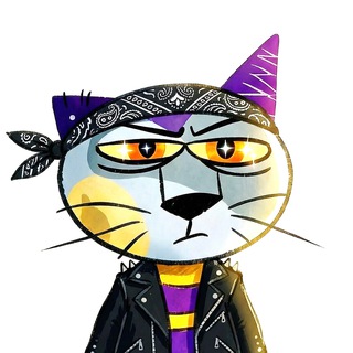 Логотип @kotpicasso - Кот Пикассо Патиссон