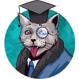 Логотип @kotuche - Кот учёный