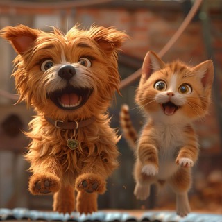 Логотип @koty_sobaky - Коти і Собаки | Кумедні пухнастики 🇺🇦