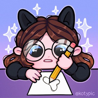 Логотип @kotypic - Котян малює