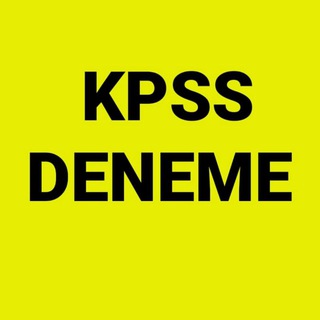 Логотип @kpssdenemee - 2024 Kpss Deneme 🇹🇷 Ortaöğretim önlisans lisans