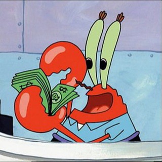 Логотип @krabs_krusty - Krusty Krabs 🍔