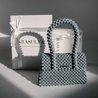 Логотип @krasulya_brand - KRASULYA (КРАСУЛЯ) | Сумки из бусин