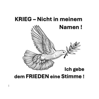 Логотип @krieg_nicht_in_meinem_namen - Krieg - Nicht in meinem Namen! Ich gebe dem Frieden meine Stimme!