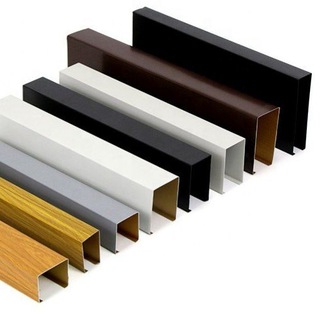 Логотип @kubpotolok - Кубообразная рейка в дизайне интерьера