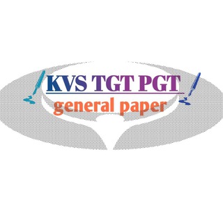 Логотип @kvstgtpgt - Kvs tgt pgt prt general paper