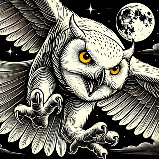 Логотип @lacivettabianca - La civetta bianca