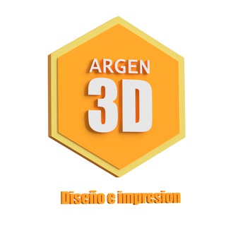 Логотип @latinoamerica3d - Argen 3D - diseños y modelos stl 3d