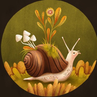 Логотип @lazy_witch_alo - сад жёлтой улитки 🐌