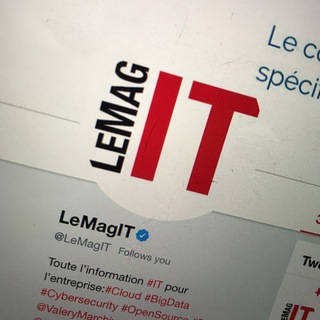 Логотип @lemagit_cybersec - Cybersécurité News @LeMagIT