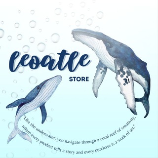 Логотип @leoatle - 𝓛𝓮𝓸𝓪𝓽𝓵𝓮 🫧🐋