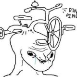 Логотип @letsdegradebot - деградант-бот