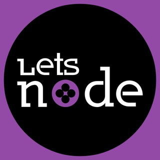 Логотип @letskynode - Let's Node!