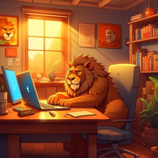 Логотип @levdesigner - Лев Дизайнит