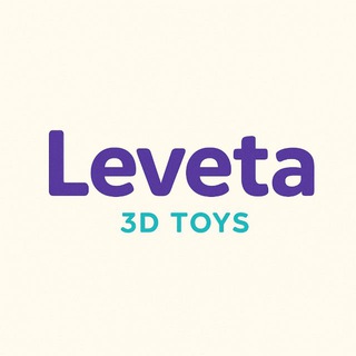 Логотип @leveta3d - 3D мастерская Leveta