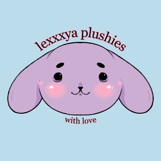 Логотип @lexxxyaplushies - lexxxya plushies