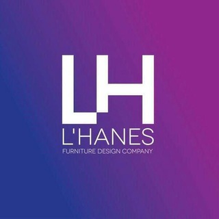 Логотип @lhanes - Эльханес - мягкая мебель и дизайн интерьера