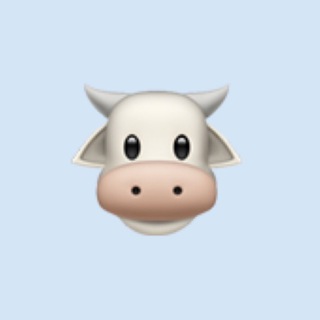 Логотип @lilluchat - чат с Лией 🐮🤍