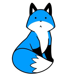 Логотип @lisiniy - синий лис