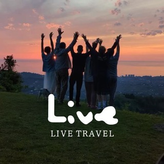 Логотип @livetravelge - Live travel Georgia