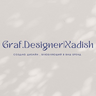 Логотип @logotip_xadish - 𝐆𝐫𝐚𝐟.𝐃𝐞𝐬𝐢𝐠𝐧𝐞𝐫 | 𝐗𝐚𝐝𝐢𝐬𝐡