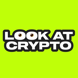 Логотип @lookatcrpyto - взгляд на график