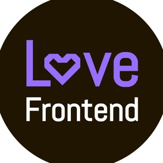 Логотип @love_frontend - Love Frontend [RU]