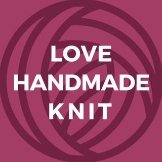 Логотип @love_handmade_knit_teleg - Паблик о вязании🧶 LOVE_HANDMADE_KNIT