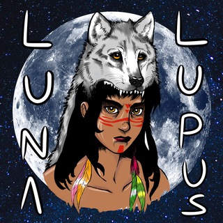 Логотип @lunalupinos - 🌕 Luna Lupus 🐺