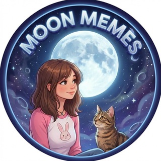 Логотип @lunamem - moon memes
