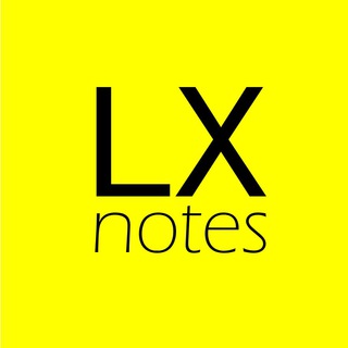 Логотип @lxnotes - LX notes // Образование как продукт
