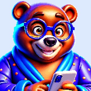 Логотип @lysmishka - Лысый Мишка | Прикольные рассказы