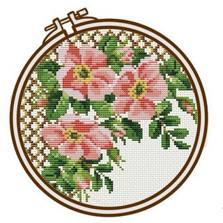 Логотип @lyubim_vyshivat_tsvety_skhemy - Любим вышивать цветы | Схемы вышивки