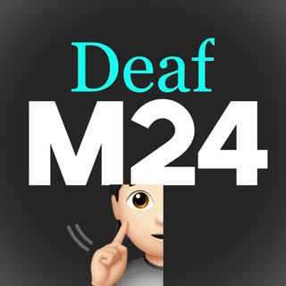 Логотип @m24deaf_tv - для Глухих