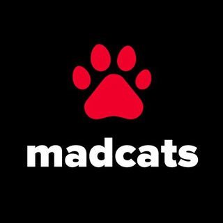 Логотип @madcats - Котики — MadCats.ru