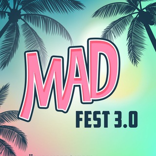 Логотип @maddeaf - MAD - официальный рупор 📣
