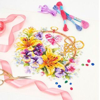 Логотип @magic_needle_schemes - Волшебная Иголочка