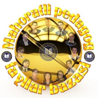 Логотип @mahorat_bazasi - MAHORATLI PEDAGOGLAR BAZASI