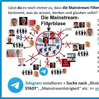Логотип @mainstreamhoerigkeit - Mainstreamhörigkeit beenden - Aufklärung und Ende der Mainstream Filterblase - Sapere Aude statt Manipulation