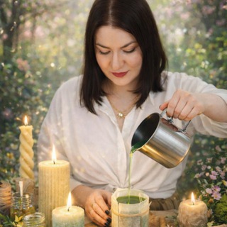 Логотип @make_magic_candles - Школа свечной магии и работы с воском Ирины Бенц
