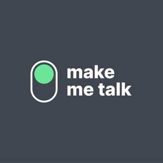 Логотип @makemetalk_english - Make me talk. Английский язык.